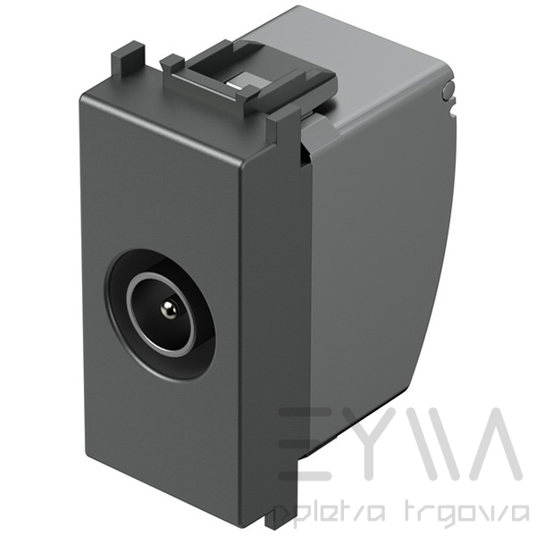 Presa TV Terminale 1dB Antracite
